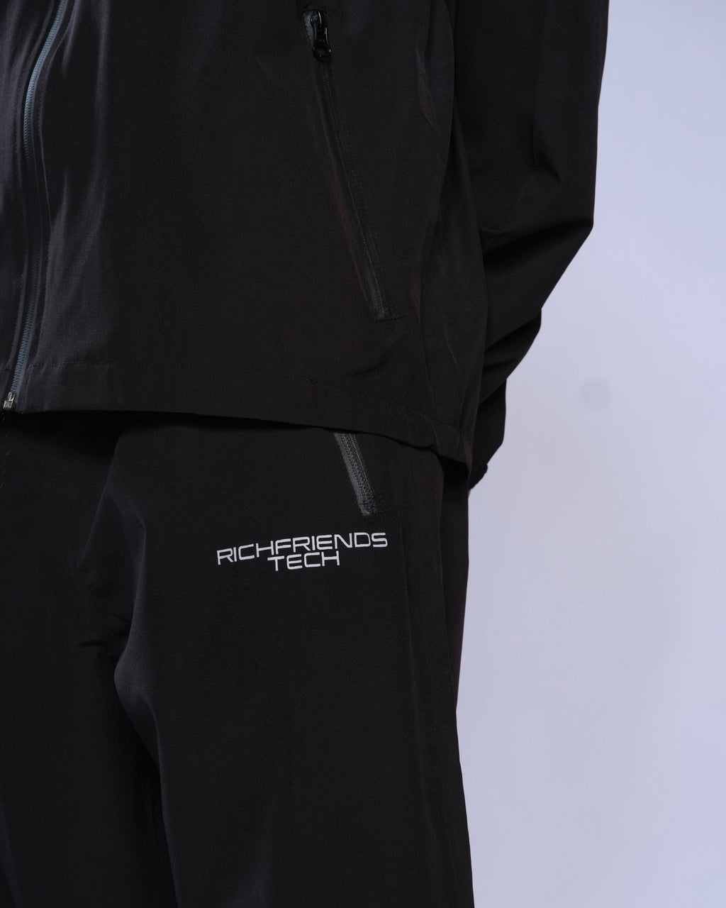 The “RichFriends Tech” Sweatpants (Black)