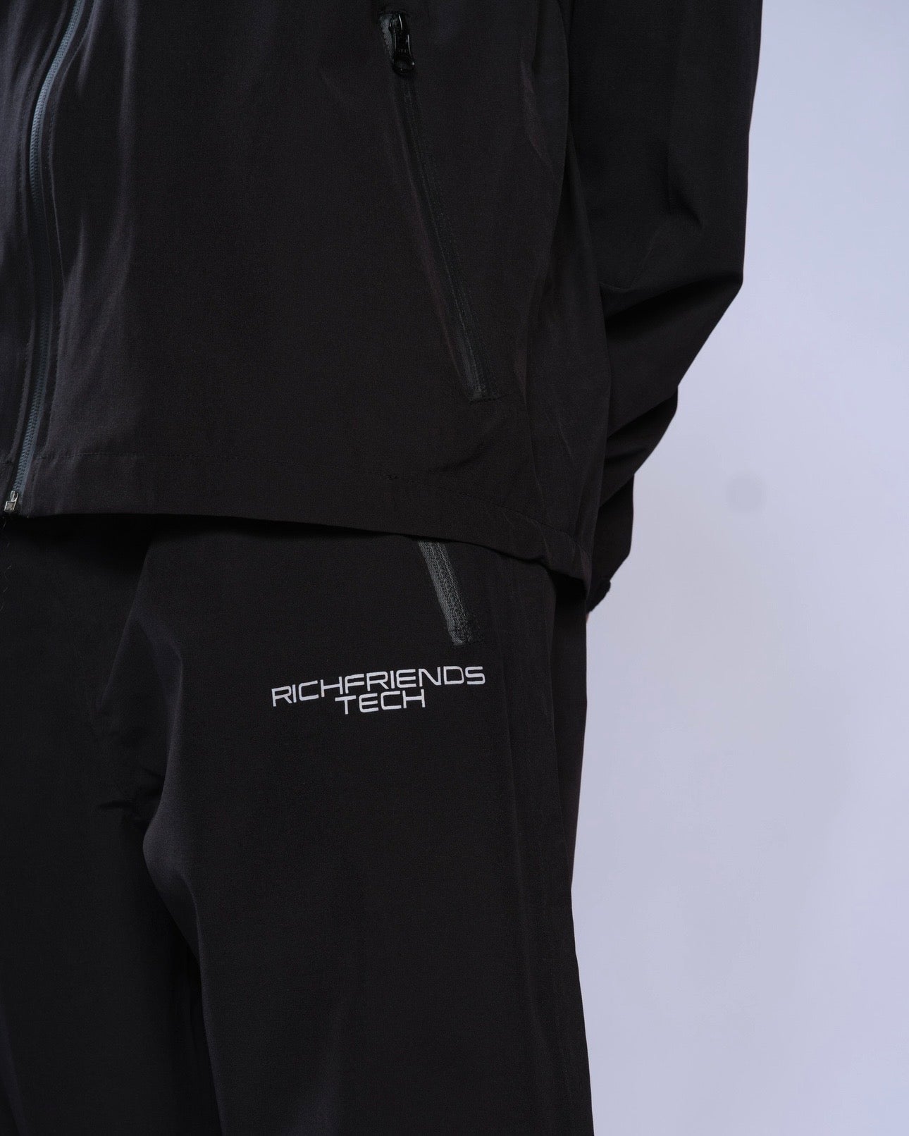 The “RichFriends Tech” Sweatpants (Black)
