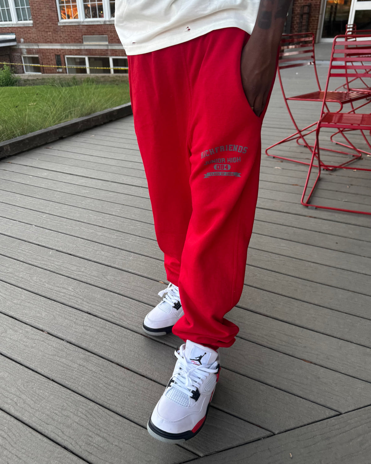 The “Junior High” Scrunched Sweatpants
