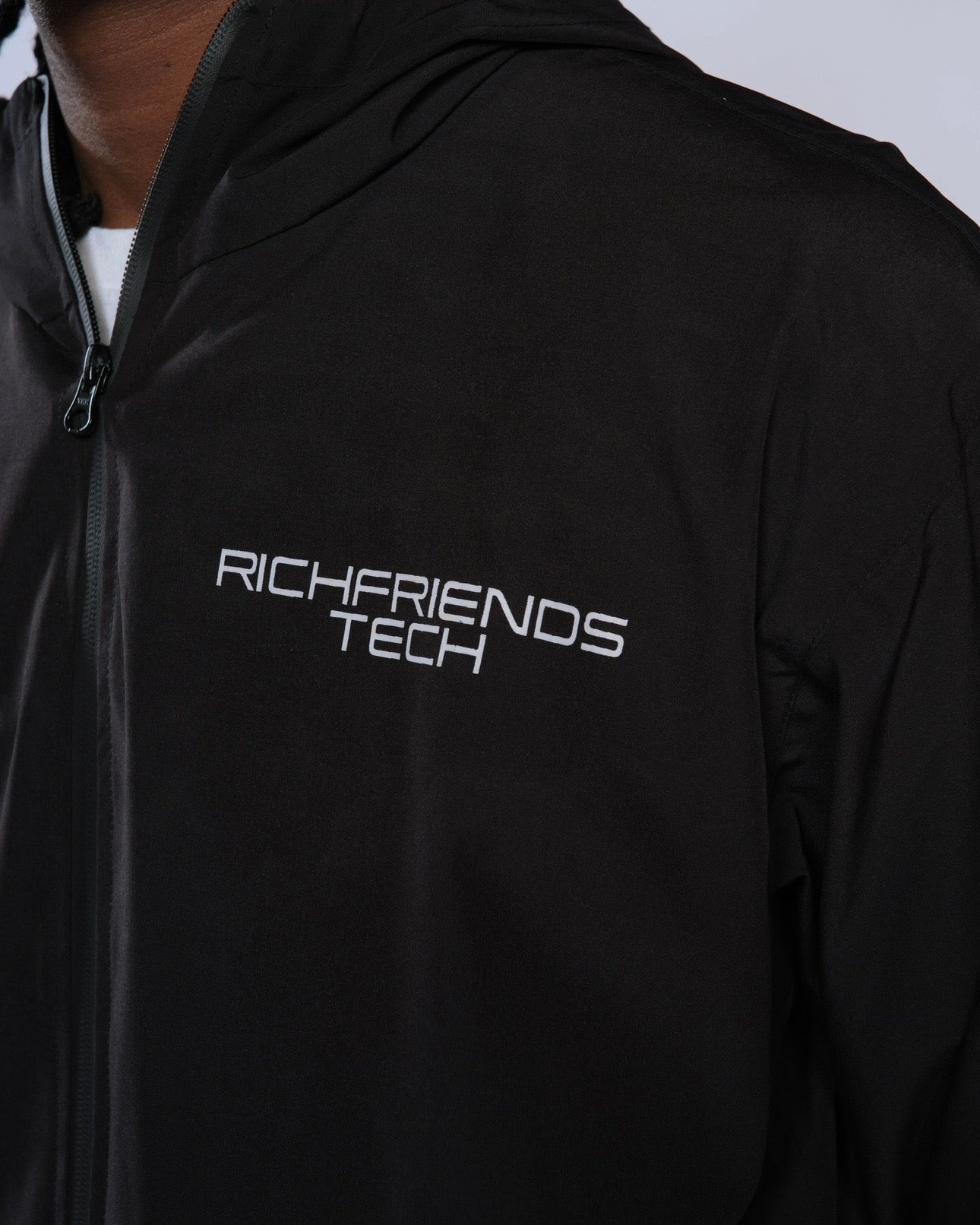 The “RichFriends Tech” Zip-Up (Black)