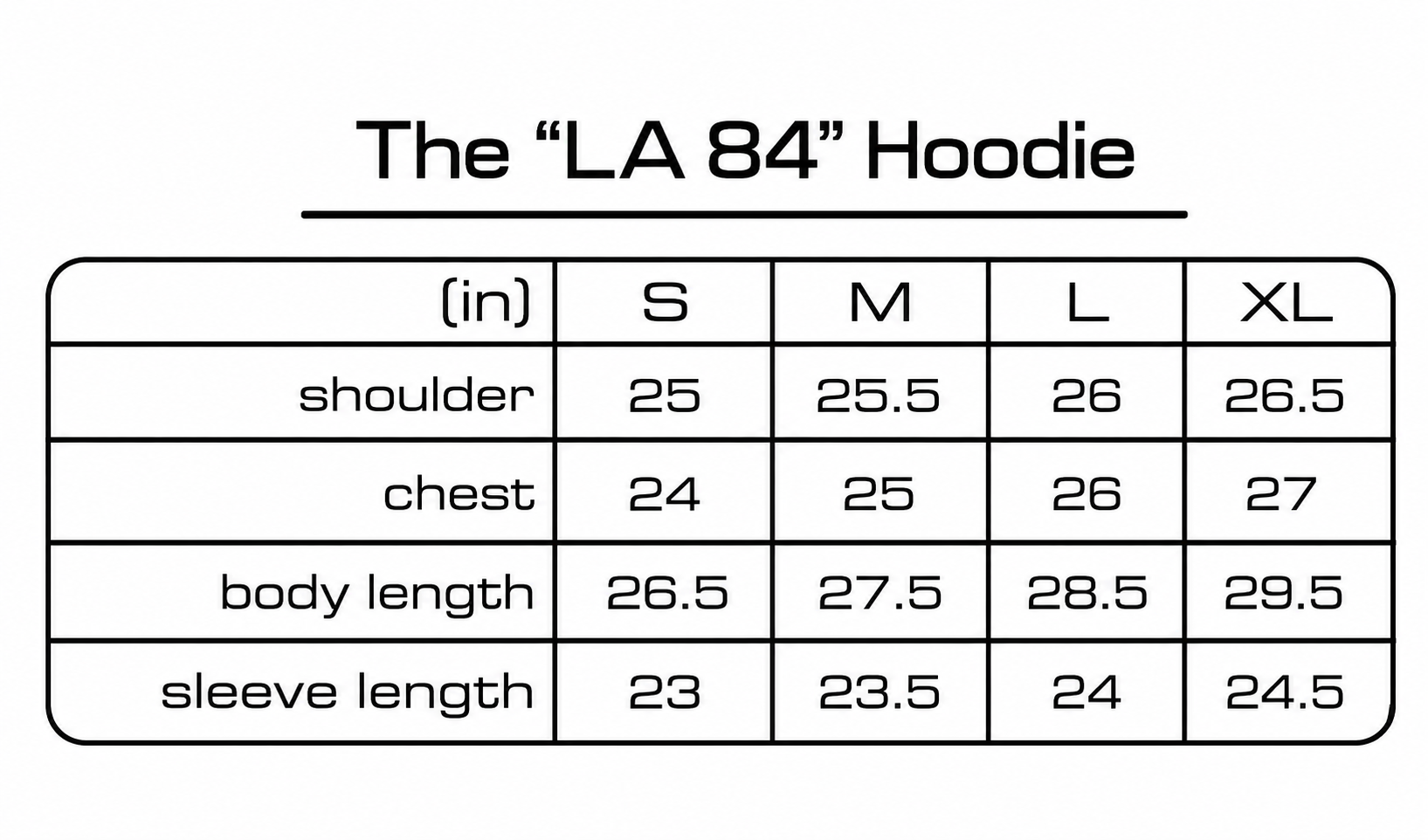 The “LA 84” Hoodie