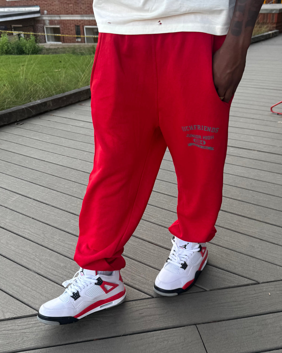 The “Junior High” Scrunched Sweatpants
