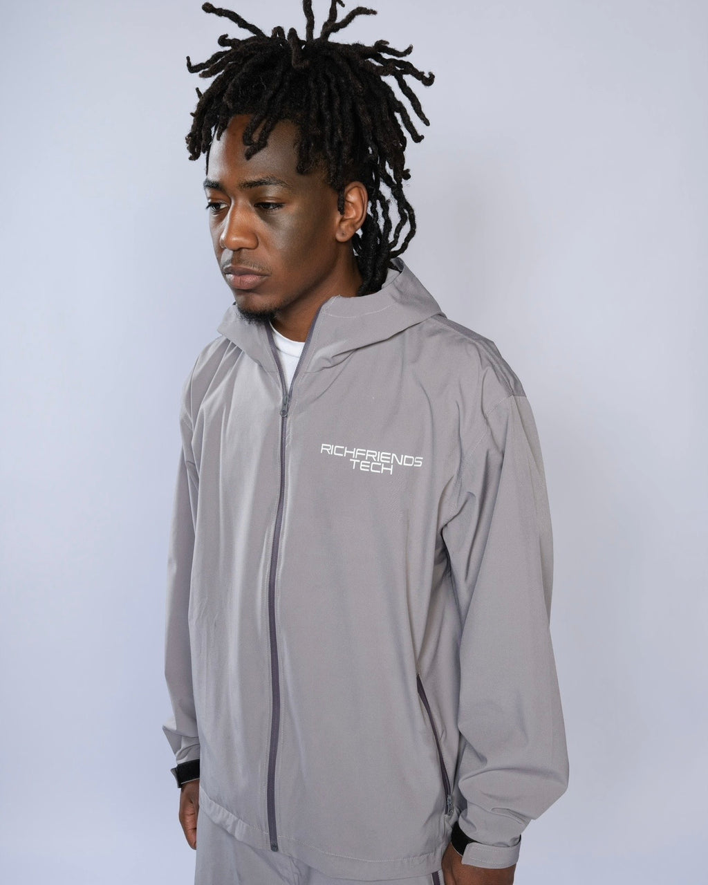 The “RichFriends Tech” Zip-Up (Grey)