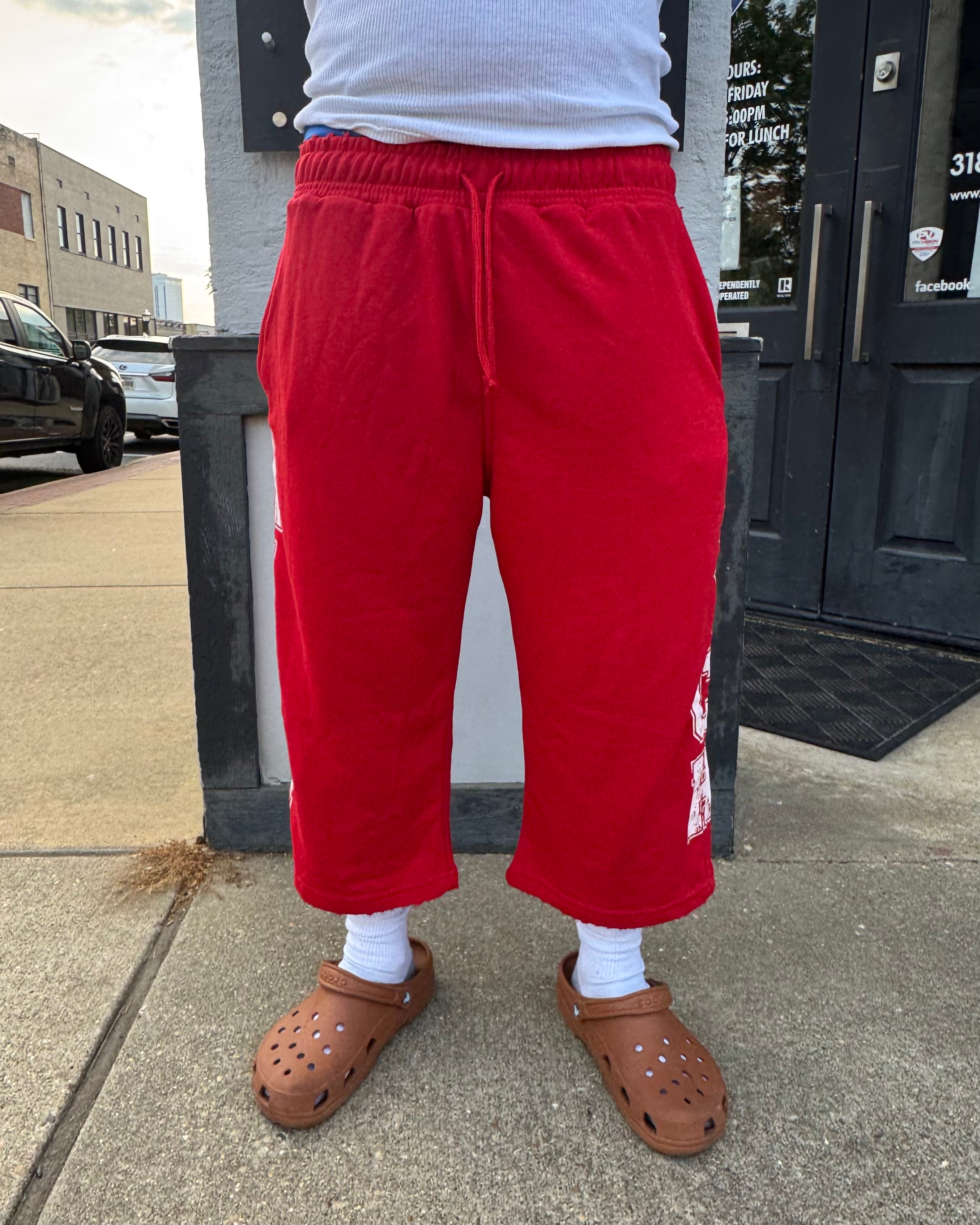 The “Icon” Baggy Shorts (Red)
