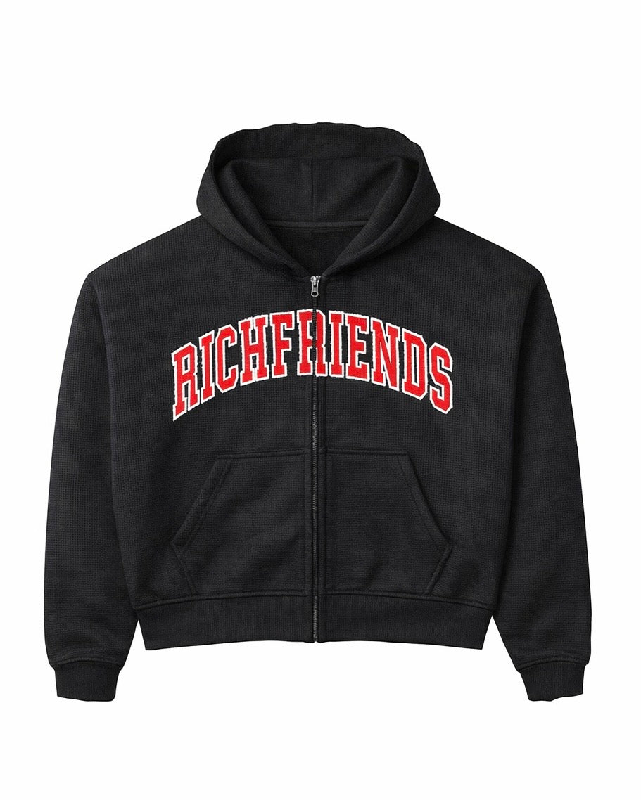 The “Gaufré” Zip-Up
