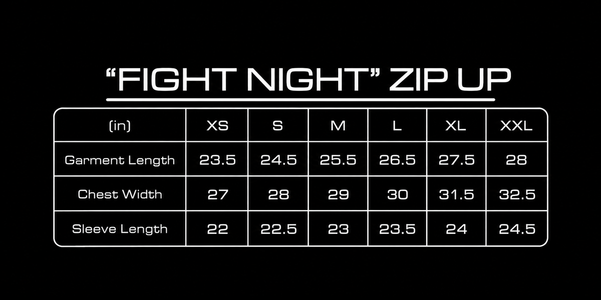 The “Fight Night” Zip-Up