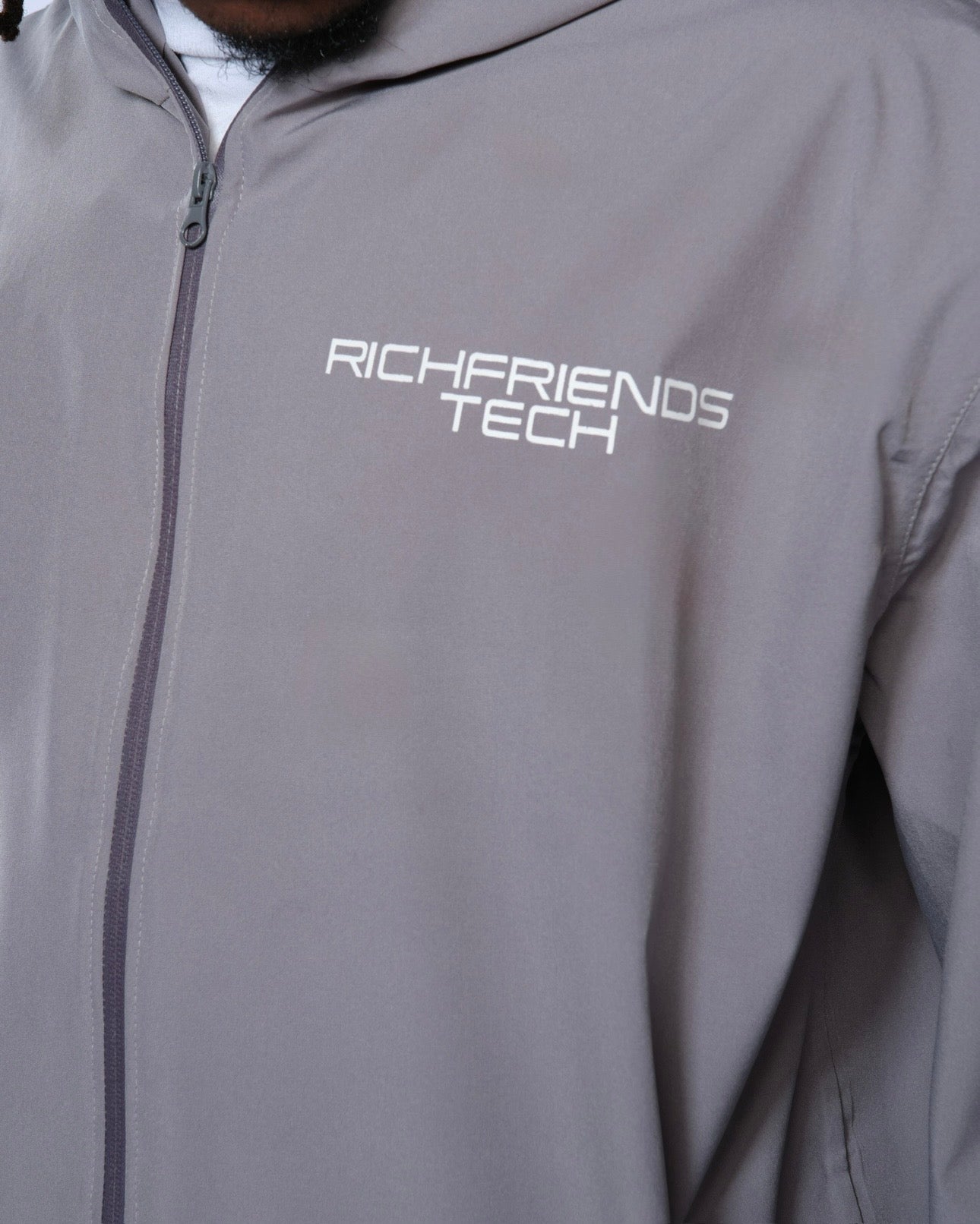 The “RichFriends Tech” Zip-Up (Grey)