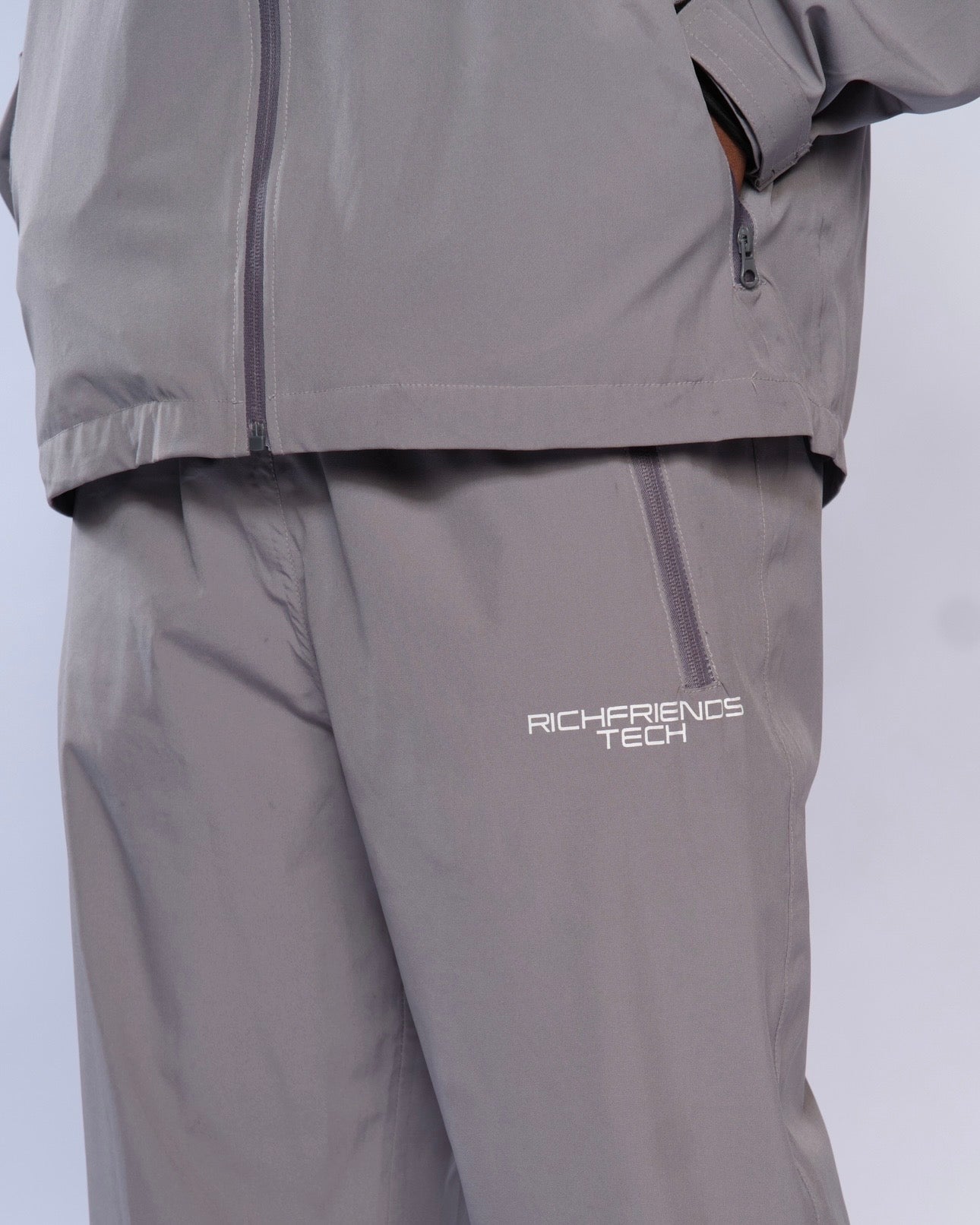 The “RichFriends Tech” Sweatpants (Grey)